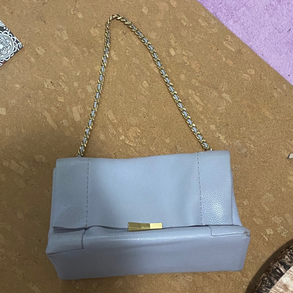 Ted Baker London Light Purple Chain Shoulder Bag